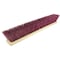 Weiler 18" Vortec Pro Garage Brush Maroon Polypropylene Fill 25238 - alternate 2